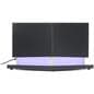 Pedestal display case with acrylic cover and illuminated base