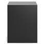 Retail display pedestal with a wide rectangular shape