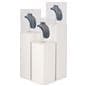 Pedestal display stands with recycled acrylic topper