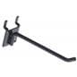 4" Black Peg Hooks with Powder Coated Finish