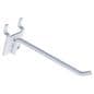 4" White Peg Hooks- Steel Wire