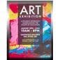 Backlit Poster with glowing features