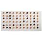 Large white pegboard with melamine finish