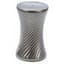 Abstract Face Female Seated Mannequin – Gray, Fully Formed Hands & Feet, With Base (53” Height)