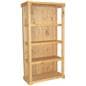 Wood Shelving Stand with Solid Pine Construction