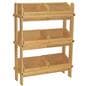 Wood Crate Display | Oak Stain Pine Frame & Compartments | Displays2Go