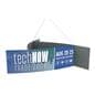 Custom 14' 3-sided pinwheel overhead banner