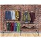 Pipe Outrigger Wall Unit for Hanging Garments