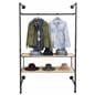 Front View Pipe Outrigger Wall Display