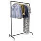 Black Powder Coated Pipe Ballet Bar Clothing Rack