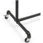 Pipe Ballet Bar Clothing Rack with Locking Casters