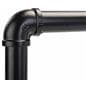 30 x 40 black pipe swinger sign with weather resistant frame 