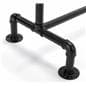 Easy to assemble 30 x 40 black pipe swinger sign