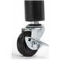 Matte finished 30 x 40 black pipe swinger sign