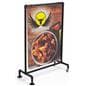 30 x 40 black pipe swinger sign with industrial design elements 