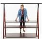 Easy to assemble wooden a frame clothes rail