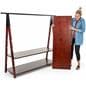 Modular wooden a frame clothes rail