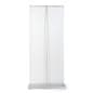 Premium wide base retractable banner stand for floor standing placement