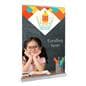 Premium wide base retractable banner stand with full color artwork