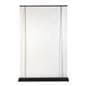 Premium wide base retractable banner stand with collapsible design