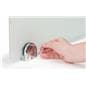 Desk mounted privacy screen with simple installation