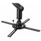 Short throw projector wall mount with four adjustable support arms