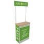 Mobile demo display counter with UV printing