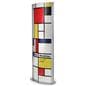 Totem Poster Stand Holds 24" x 72" Signage (Convex Design)