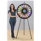 Game wheels with printable graphic slots 