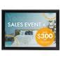 Black 13 x 19 Snap Frame with Felxible Plastic Lens