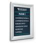 Letter size snap in wall frame