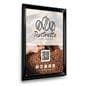 Black 18x24 snap frame side view