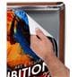 Faux wood poster snap wall frame with slim profile design 