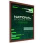Faux wood poster snap wall frame measures 25 inches tall 