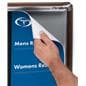 Wood effect wall snap poster frame with clear protective panel 
