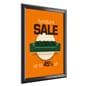 Black wall snap open frame fits 18x24 graphics