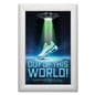 Silver snap frame holds 11x17 graphics