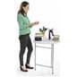 30” Trade Show Cocktail Table with Aluminum Legs