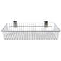 Slatwall basket with rectangular shape