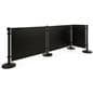 Slatwall merchandiser with two optional accessories 