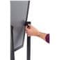 Snap frame features adjustable knobs in the back to secure your desired angle in place