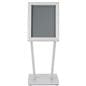 Front loading snap frame allows you to easily insert your own graphics