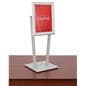 8.5 x 11 countertop snap frame with protective non-glare lens