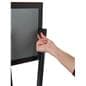 Adjustable knobs conveniently located on the back side of the frame allow you to position and secure your viewing angle
