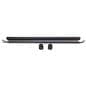 Double-sided retractable stanchion barrier kit