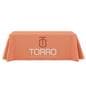 Custom rectangle table cover for promotional displays