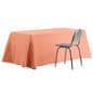 Custom rectangle table cover with closed back design