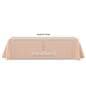 Custom rectangle table cover limited imprint area