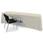 Custom table covers with wrinkle-resistant design 