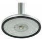 Aluminum Stanchion With Brushed Silver